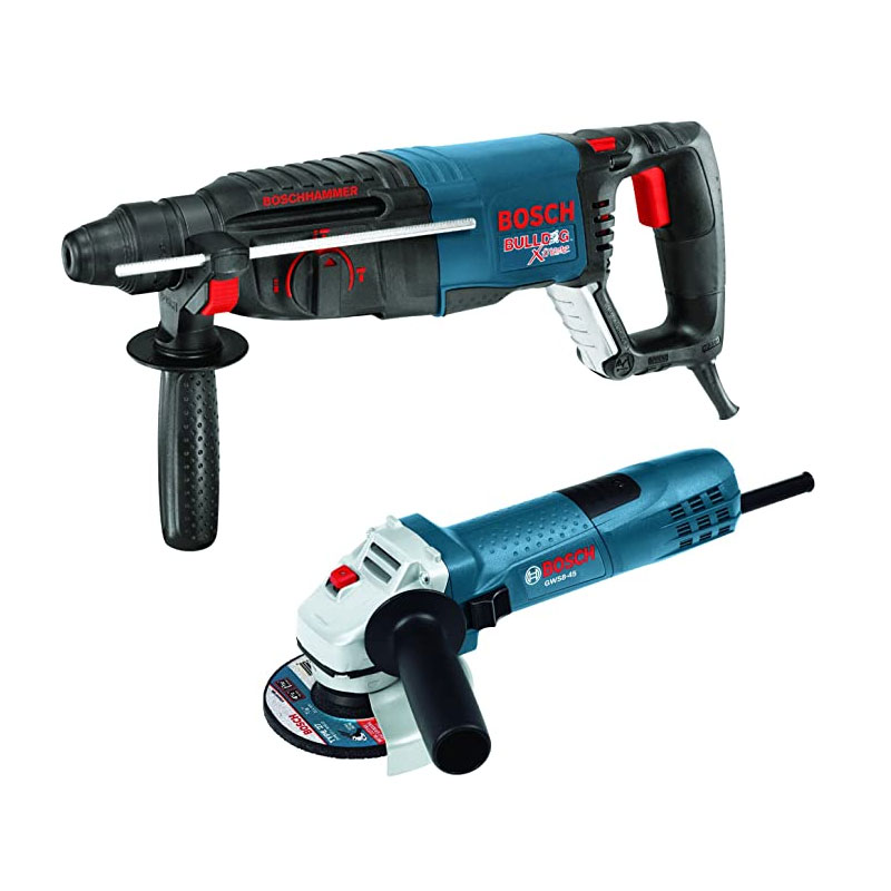 11255VSR-GWS.jpg 1" SDS-plus Bulldog Xtreme Rotary Hammer and 4-1/2" Small Angle Grinder - Image 1