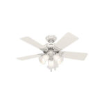 42" Ceiling Fan With Reversible Blades