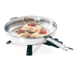 12" Electric Stainless Steel Skillet