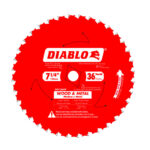 Circular Saw Blade 7-1/4 x 36 TPI 2 Pack