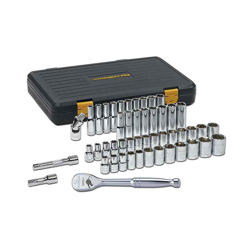 GW-80701.jpg Socket Set 1/2" Dr 49 Pc Sae/ Metric - Image 1