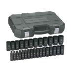 Socket Set 1/2 Dr 19Pcs Sae Deep