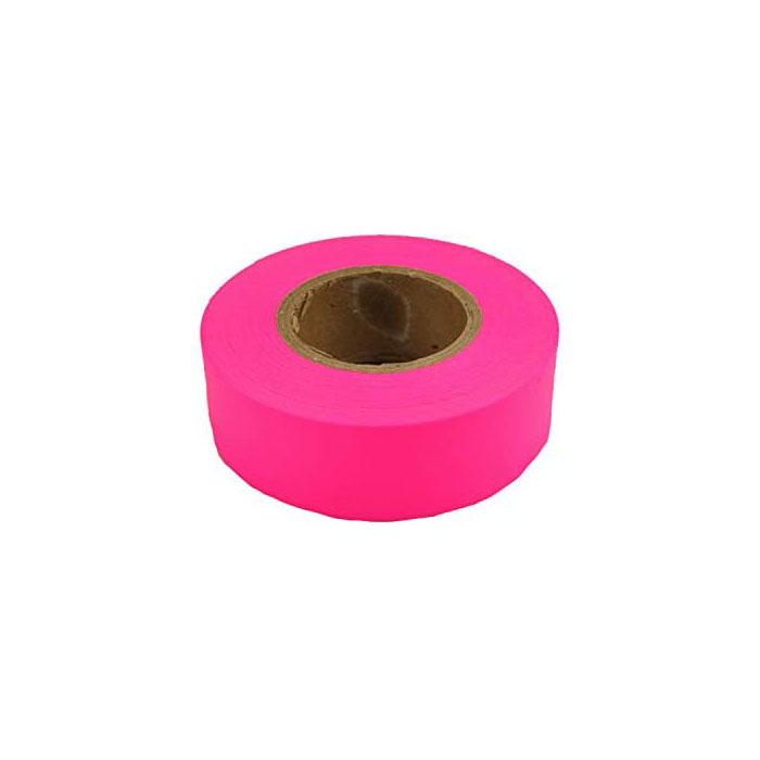 HA-17003.jpg Pink Fluorescent Flagging Tape - Image 1