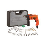 650w ½” Hammer Drill With Bits & Kit Box