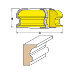3/16""&3/8"" Qtr. Rnd. Knife S