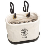 Canvas Bucket c/w Hooks