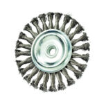 Wire Wheel 4" X 5/8" Knotted  Ss