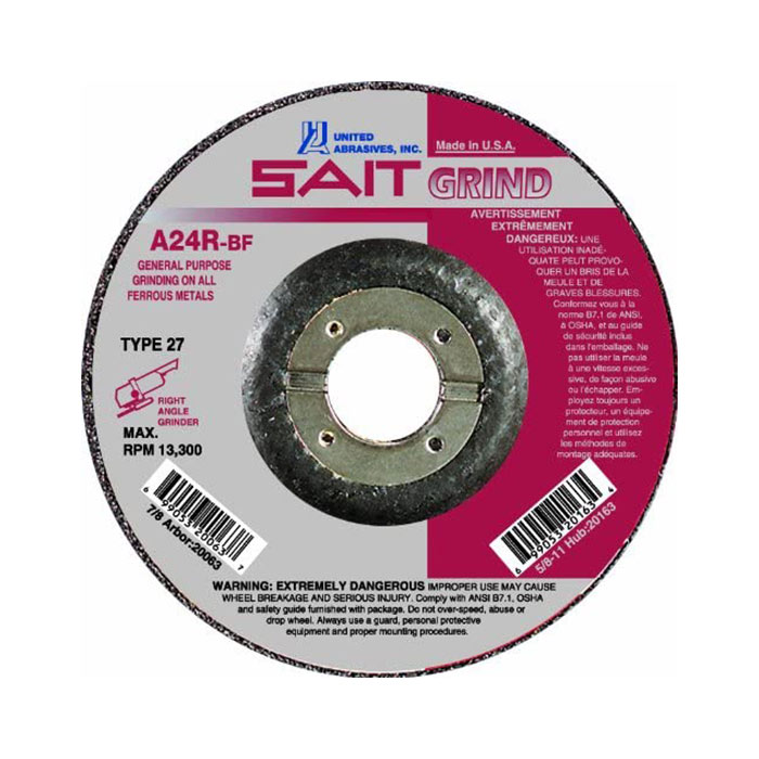 SA-22020.jpg Disc 4-1/2" x 3/32" x 7/8" Metal Cut - Image 1