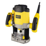 1200W 55mm Variable Speed Plunge Router With 6 Router Bits
