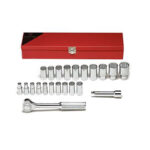 Socket Set 1/2 Dr. 22Pc 9-32Mm