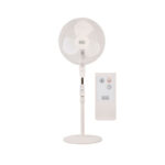 16" Pedestal Fan with Remote White