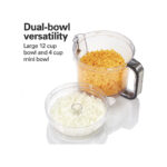 12 Cup & 4 Cup Big Mouth Duo Plus Food Processor Black - Image 2