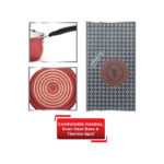 Signature Titanium Nonstick 12 Piece Cookware Set Red - Image 2