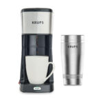 Simply Brew To Go-Single-Serve Coffee Maker With Stainless Steel Travel Tumbler