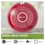 Ecolution 12 Piece Non-Stick Cookware Set Red - Image 3