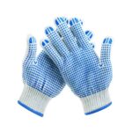 10" Knitted & PVC Dots Gloves