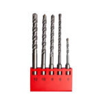 5 Piece SDS Plus Hammer Drill Bits Set - Image 2