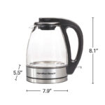 Compact 1 Liter Glass Kettle - Image 2