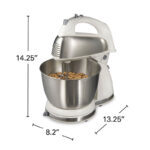 6 Speed Stand Mixer White - Image 2