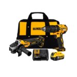 20V Max Brushless 1/2" Hammer Drill & Angle Grinder Combo Kit