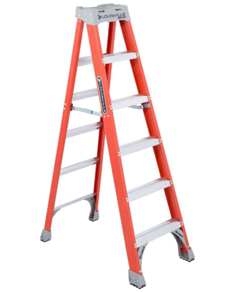 FS1506 Ladder Step 6' Fiber Glass 300lbs - Image 1